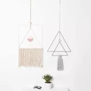 Cerchio in metallo per acchiappasogni sospesi e paralume 10 cm - Dorato x1