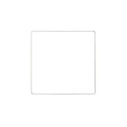 Quadrato in metallo per acchiappasogni sospesi e paralume 15 cm - Bianco x1|raw }}