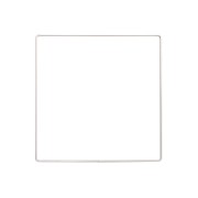 Quadrato in metallo per acchiappasogni sospesi e paralume 20 cm - Bianco x1|raw }}