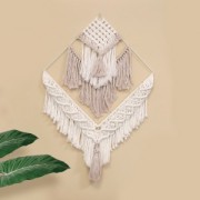 Quadrato in metallo per acchiappasogni sospesi e paralume 30 cm - Bianco x1