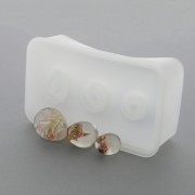 Stampo in silicone per realizzare 3 pere de 15-19-23 mm in resina
