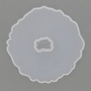 Stampo in silicone - forma geode  évidé - 130x130 mm per resina x1
