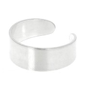 Anello largo 8mm senza anellino Argento 925 x1