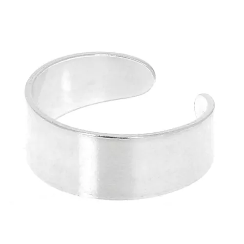 Anello largo 8mm senza anellino Argento 925 x1