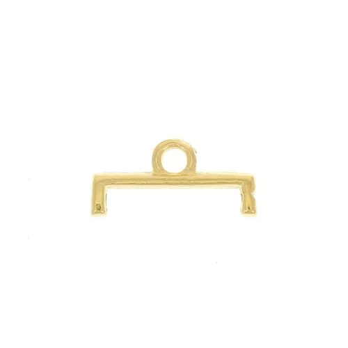 Cymbal-Terminale per la tessitura di perline 11/0 12 mm Topolia II Dorato con oro fino x1