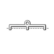 Cymbal-Terminale per la tessitura di perline 11/0 23mm Topolia III Arg. anticatox1