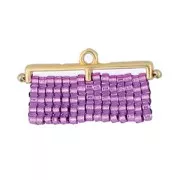 Cymbal-Terminale per la tessitura di perline 11/0 23mm Topolia III Arg. anticatox1