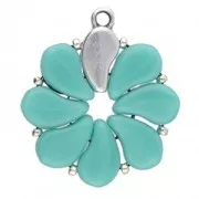 Cymbal Bead Endings - Terminale Paisley Duo 12x5 mm Mamaku - Dorato con oro fino x1