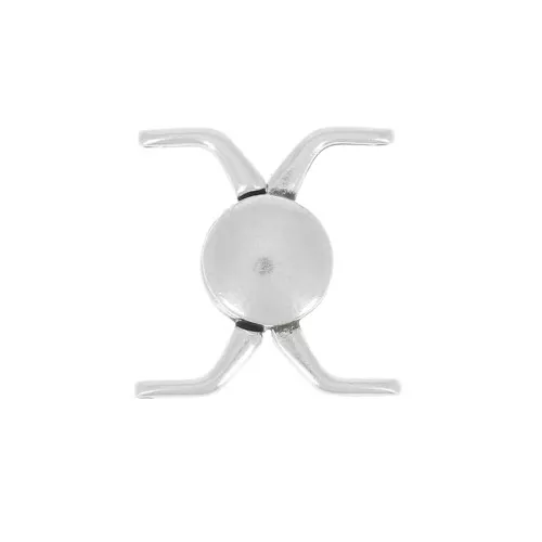 Cimbalo Chiusura magnetica per Miyuki Delica 11/0 18x17 mm Kissamos II - Arg v. x1