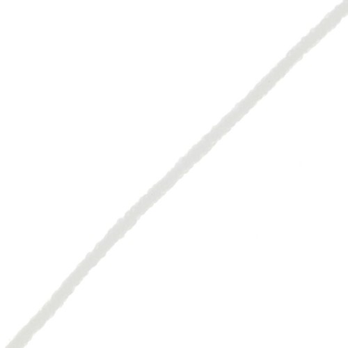Cordone elastico super dolce 2.5 mm - Bianco x1m
