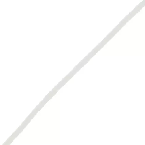 Cordone elastico super dolce 2.5 mm - Bianco x1m