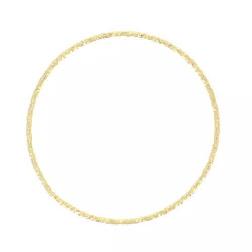 Anello di montaggio e tessitura tondo 29mm in Argento925 Dorato con oro fino x1