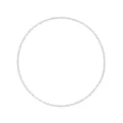 Anello di montaggio e tessitura tondo diamantato 29 mm in Argento 925 x1