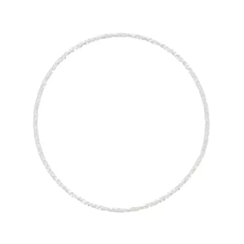 Anello di montaggio e tessitura tondo diamantato 29 mm in Argento 925 x1