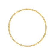 Anello chiuso diamantato 25 mm Gold filled x1