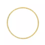 Anello chiuso diamantato 25 mm Gold filled x1