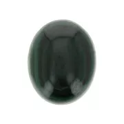 Cabochon ovale 10x8 mm Malachite x1