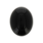 Cabochon ovale 10x8 mm Onice nero x1