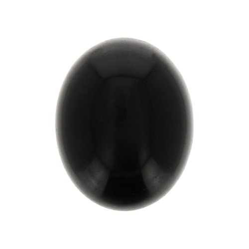 Cabochon ovale 10x8 mm Onice nero x1