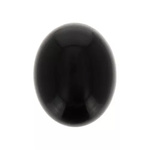 Cabochon ovale 10x8 mm Onice nero x1