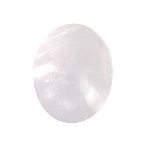 Cabochon ovale 10x8 mm Quarzo rosa x1