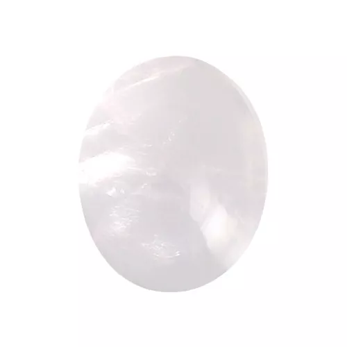 Cabochon ovale 10x8 mm Quarzo rosa x1