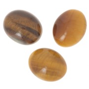 Cabochon ovale 10x8 mm Occhio di tigre x1