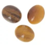 Cabochon ovale 10x8 mm Occhio di tigre x1