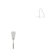 Gancio per pendente 8.6 mm con stelo in Argento 925 x1