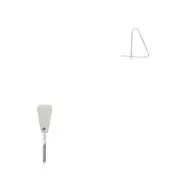 Gancio per pendente 8.6 mm con stelo in Argento 925 x1