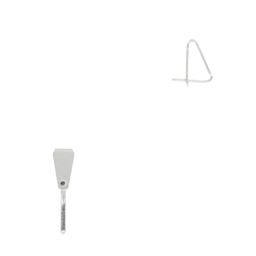 Gancio per pendente 8.6 mm con stelo in Argento 925 x1