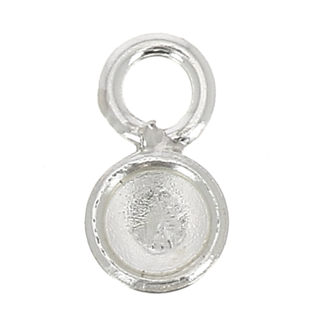 Impostazioni Del Connettore Piatto Ovale Cabochon In Argento Antico In Lega Di Stile Tibetano Cadmio Piombo Libero Vassoio 25x18mm - Foto 10