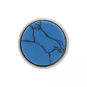 Castone senza anelli per cabochon 8 mm - Argento 925 x1