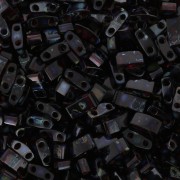 Miyuki Half Tila Beads 5x2.3x1.9mm HTL-4504 - Transparent Ruby Picasso x10g|raw }}