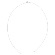 Girocollo maglia forzatina per distanziatore 45cm con anello aperto Argento 925 x1