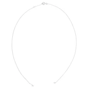 Girocollo maglia forzatina per distanziatore 45cm con anello aperto Argento 925 x1