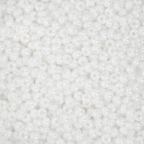 Perle Preciosa 11/0 2 mm - bianco gesso x20g