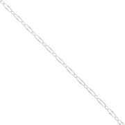Catena maglia alternata 2.85 mm - Argento 925 x50cm|raw }}
