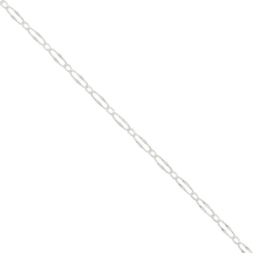 Catena maglia alternata 2.85 mm - Argento 925 x50cm