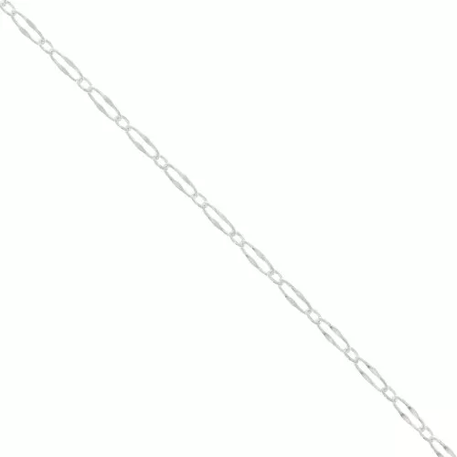 Catena maglia alternata 2.85 mm - Argento 925 x50cm