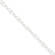 Catena maglia alternata 2.85 mm - Argento 925 x50cm