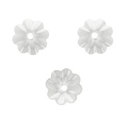 Coppette fiori 6 mm in Argento 925 x10|raw }}