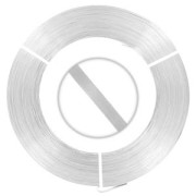 Filo di Alluminio piatto mm. 5 Argentato x m. 10