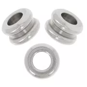 Perla a foro largo 5x7 mm - acciaio inossidabile 304 x1