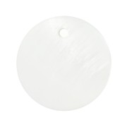 Zecchini tondi 10mm in madreperla - Naturale x10|raw }}