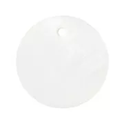 Zecchini tondi 10mm in madreperla - Naturale x10