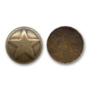 Hotfix in metallo mm. 6 bronzo x100