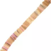 Perle Heishi conchiglia 5 mm Beige rosa x62cm