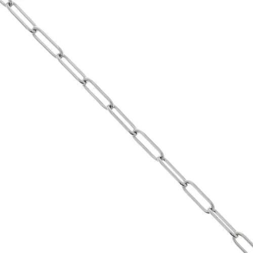 Catena maglia rettangolo 4 mm Acciaio inossidabile 316L x1m