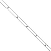 Catena maglia rettangolo 5 mm Acciaio inossidabile 304 x1m